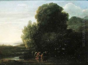 Landscape with St John the Baptist by Claude Lorrain (Claude Gellee)