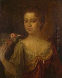 Young Girl With Parrot