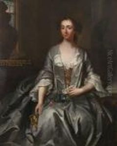 Portrait Of Katherine Howard by Michael Dahl