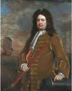 Portrait Of Admiral Sir Thomas Hardy (1666-1743) by Michael Dahl