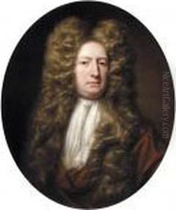 Portrait Of Mr Grosvenor, Half Length, Wearing Brown Robes And A White Necktie