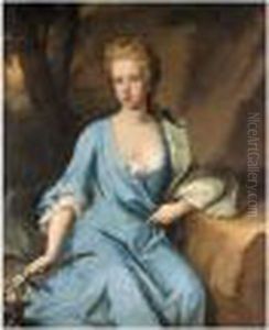 Portrait Of Miss Campbell, Said
To Be The Daughter Of Archibald Campbell, 1st Duke Of Argyll by Michael Dahl