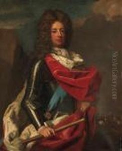 Portrait Of John Churchill by Michael Dahl