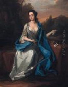 Portrait Of Elizabeth, Duchess Of Beaufort by Michael Dahl