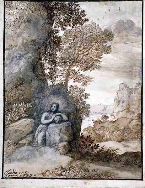 Landscape with the Magdalene, 1675 - view 1