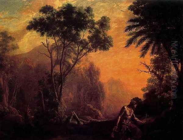 Landscape with hermit - view 1