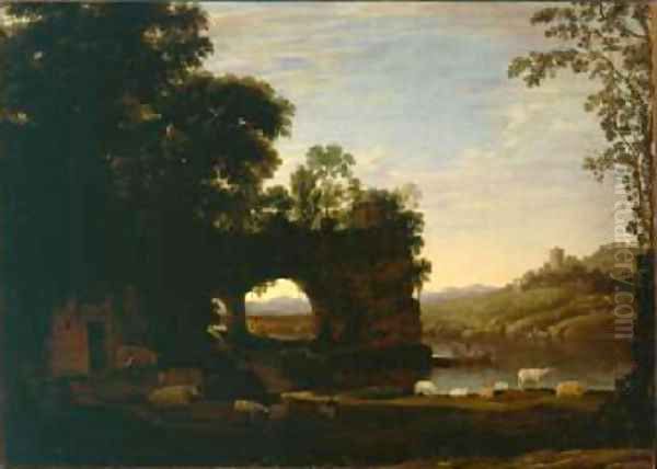 Landscape with a Rock and River 1628 30 - view 1