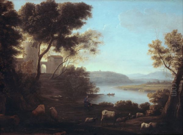Pastoral Landscape The Roman Campagna ca 1639 - view 1