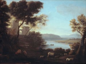Pastoral Landscape The Roman Campagna ca 1639