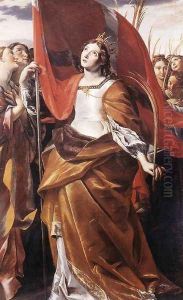 St Ursula and the Virgins 1622 by Giovanni Lanfranco