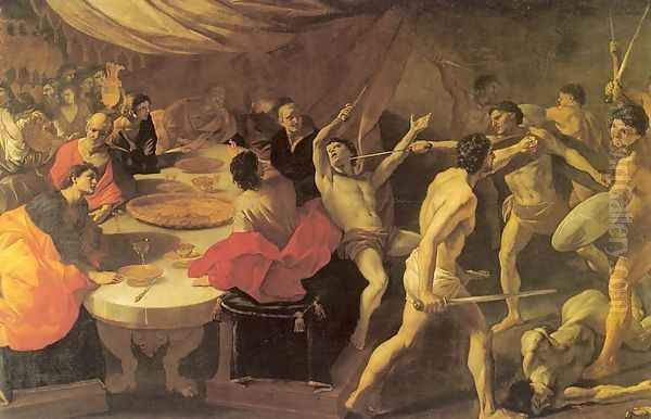 Banquet with a Gladiatorial Contest 1637-38 - view 1