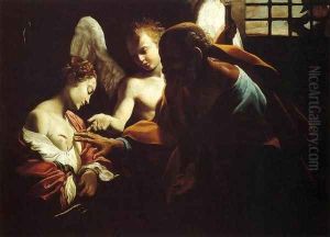 St Peter Healing St Agatha by Giovanni Lanfranco