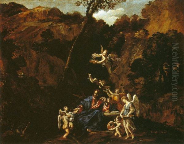 Christ Served by Angels - view 1