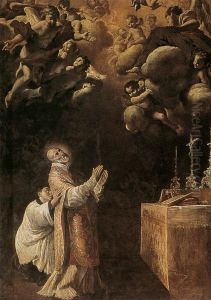 St Andrea Avellino by Giovanni Lanfranco
