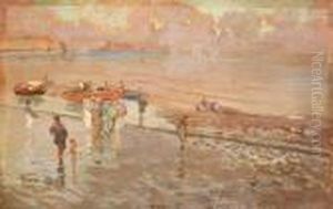 Golfo Di Napoli by Edoardo Dalbono