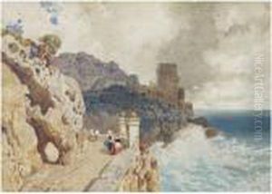 Paesaggio Amalfitano by Edoardo Dalbono