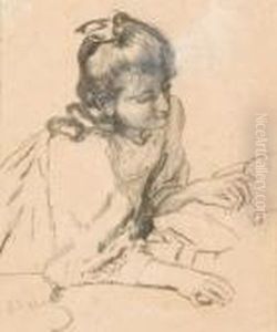 Ritratto Di Fanciulla by Edoardo Dalbono
