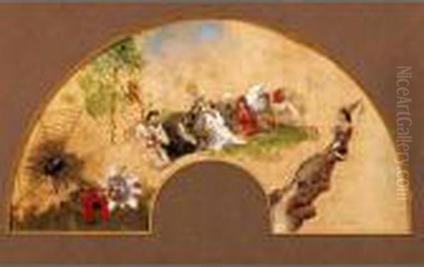 Scena Della Novella Del Decamerone - view 1