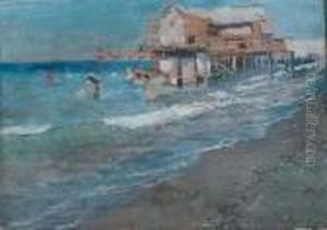Bagni A Posillipo by Edoardo Dalbono
