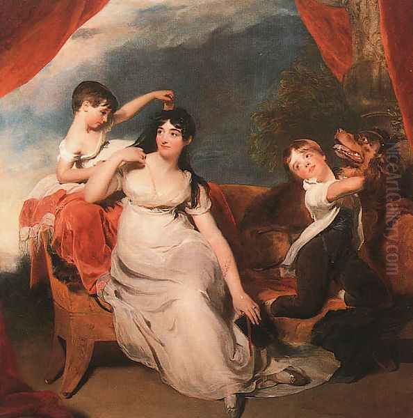 Mrs. Henry Baring and her Children 1817 - view 1