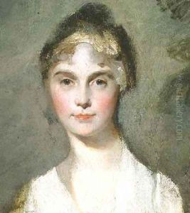 Portrait sketch of a young girl