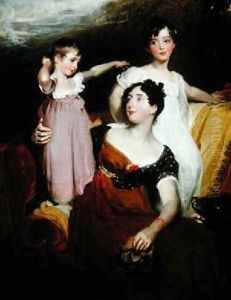 Lydia d 1858 Lady Acland, and her Children by Sir Thomas Lawrence