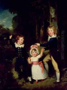 Portrait of the Children of Lord George Cavendish by Sir Thomas Lawrence