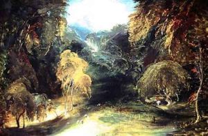Study from Nature A View from Dovedale Looking Towards Thorpe Cloud by Sir Thomas Lawrence
