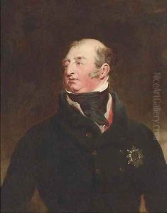 Portrait of Frederick, Duke of York and Albany (1763-1827), bust-length, in a black jacket, wearing the Order of the Garter by Sir Thomas Lawrence