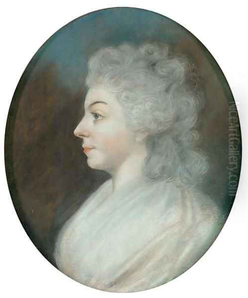 Portrait of a woman traditionally identified as Sarah Siddons - view 1