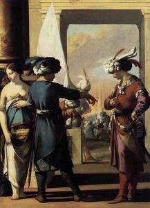 Cyrus Announcing to Araspas that Panthea Has Obtained His Pardon 1631-34 Cyrus Announcing to Araspas that Panthea Has Obtained His Pardon 1631-34