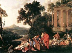 Laban Searching Jacob's Bagagge for the Stolen Idols 1647 by Laurent De La Hire