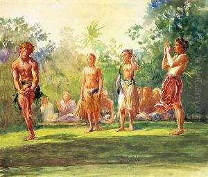 Another Standing Dance (aka Dance of the Very Young Girls) by John La Farge