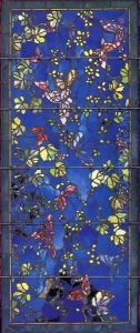 Butterflies And Foliage2 by John La Farge
