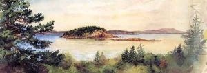 Porcupine Island Bar Harbor Maine by John La Farge