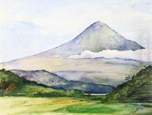 Mountain Of Fuji San From Fuji Kawa