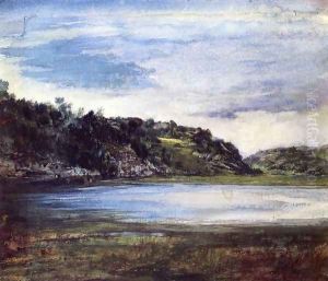Paradise Rocks--Study at Paradise, Newport, Rhode Island by John La Farge