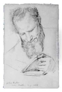 Father Hecker Reading Goethe