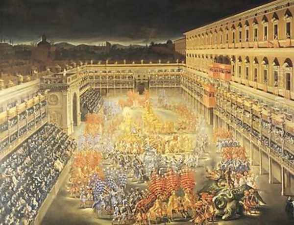 Festival in Honour of Queen Christina 1626-89 Of Sweden at the Palazzo Barberini - view 1