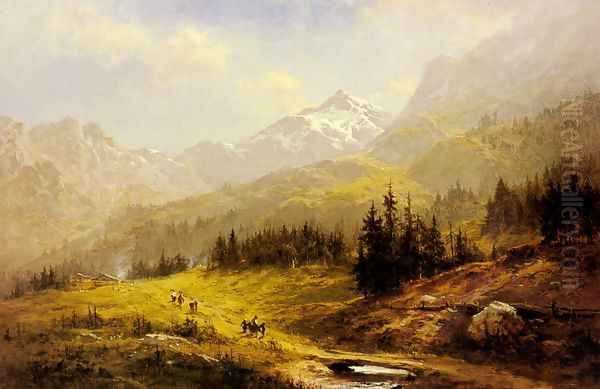 The Wengen Alps Morning In Switzerland - view 1