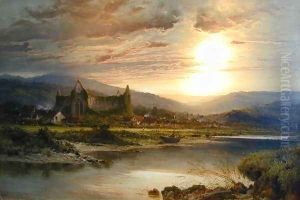Tintern Abbey by Benjamin Williams Leader