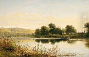 Streatley On Thames by Benjamin Williams Leader