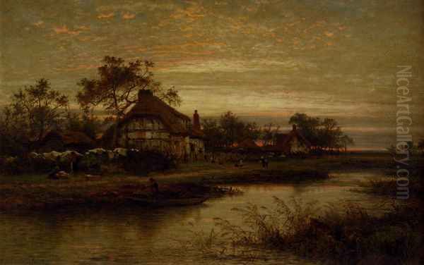 Worcestershire Cottage Homes, Evening - view 1