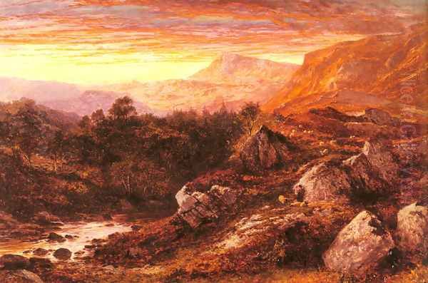 The Valley Of The Lleder North Wales - view 1