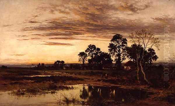 When Sun is Set A Worcestershire Village 1892 - view 1