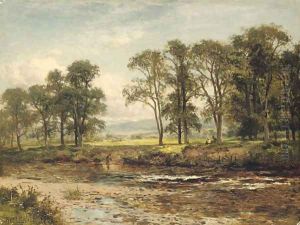 On the Conway near Betws-y-Coed by Benjamin Williams Leader