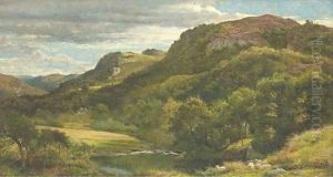 The River Llugwy, Bettws-y-Coed, North Wales by Benjamin Williams Leader