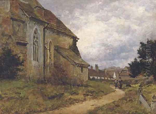 The village church, Shere, Surrey - view 1