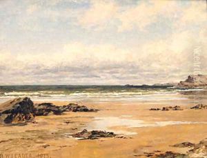 On The Kentish Coast by Benjamin Williams Leader