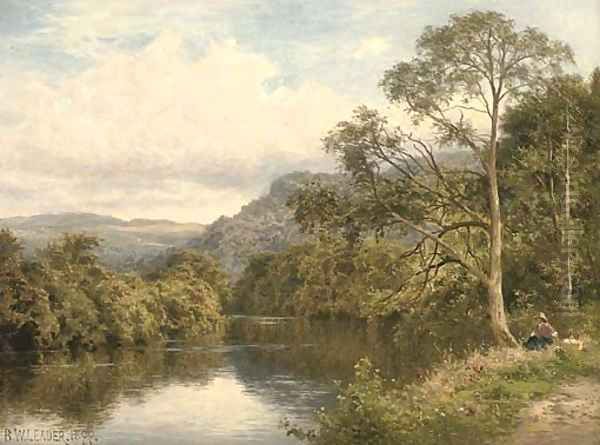 On the river Conway near Bettws-y-Coed - view 1